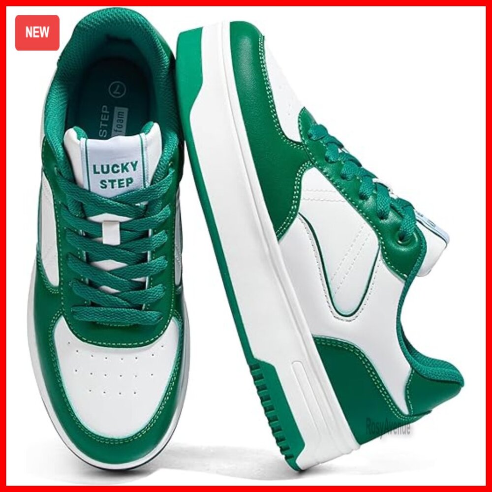 Women's Chunky Platform Sneakers, Non-Slip Walking Shoes, Comfortable Athletic